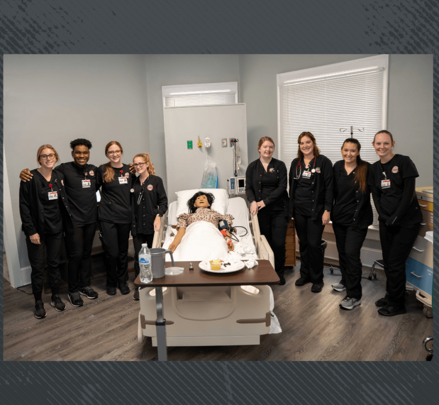 Wittenberg Students in Nursing Simulation Lab