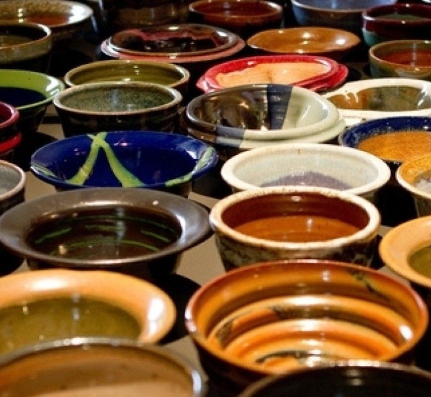 Empty Bowls on Table