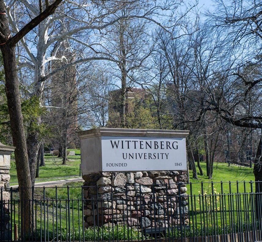 Wittenberg University Campus Entrance