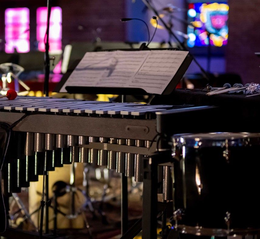 Instruments in Weaver Chapel