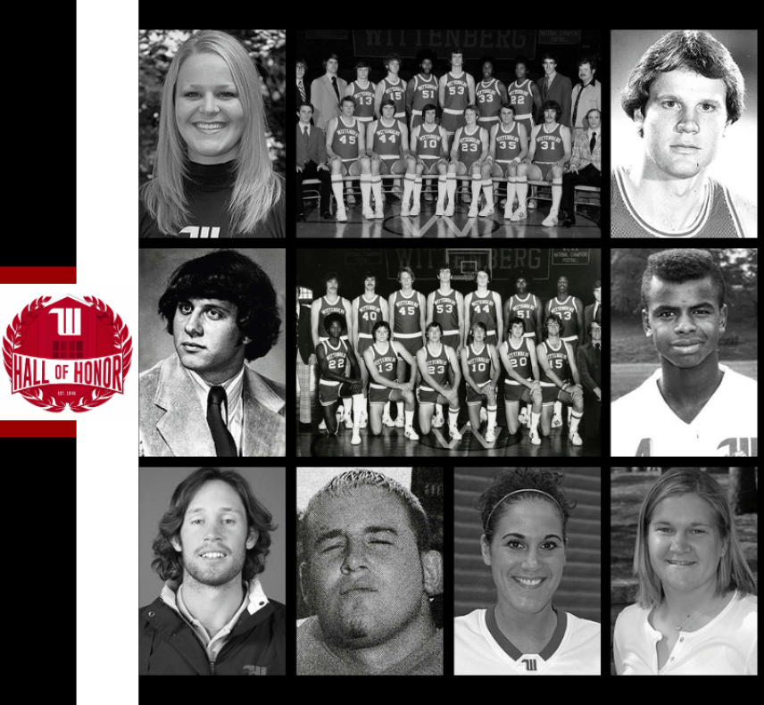 Wittenberg University Athletics Hall of Honor Graphic 2024
