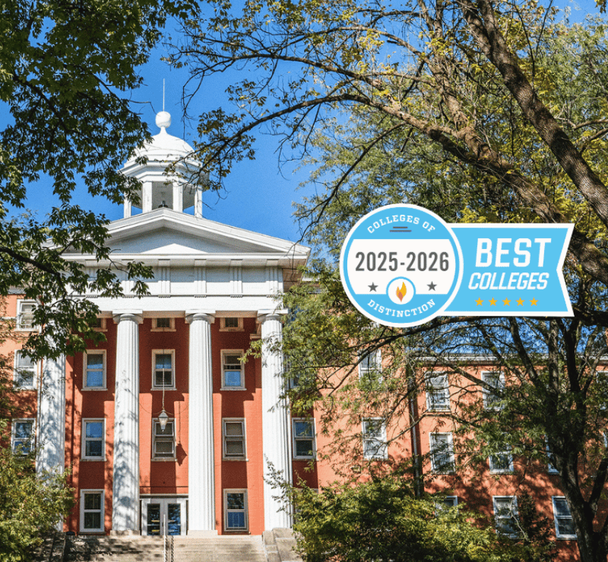 Colleges of Distinction 2025 Graphic