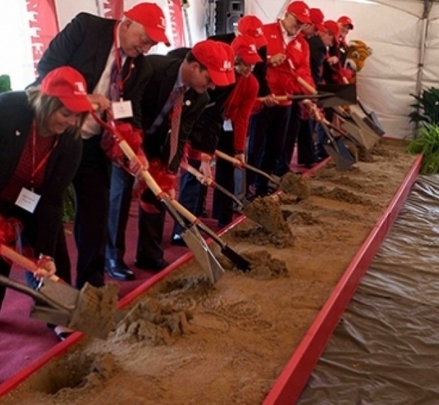 Groundbreaking ceremony for HWA Complex