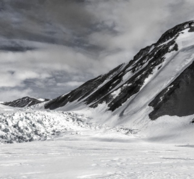 A glacier in Antartica