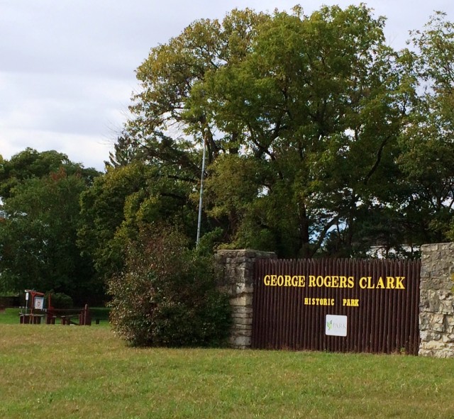 George Rogers Clark Park sign
