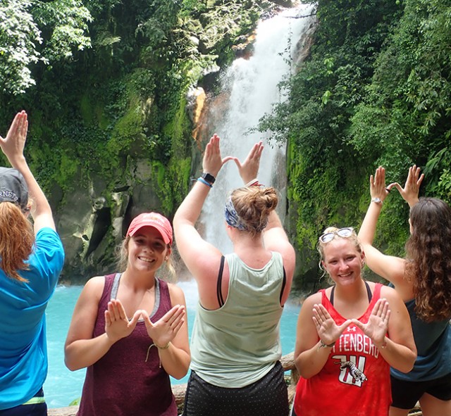 Students in Costa Rica