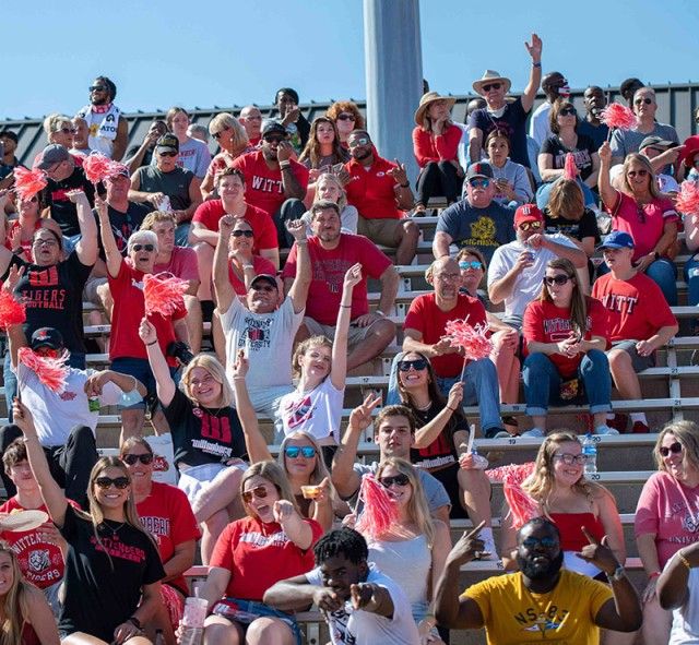 Wittenberg Fans at Football Game