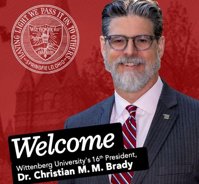 Wittenberg University President Christian Brady