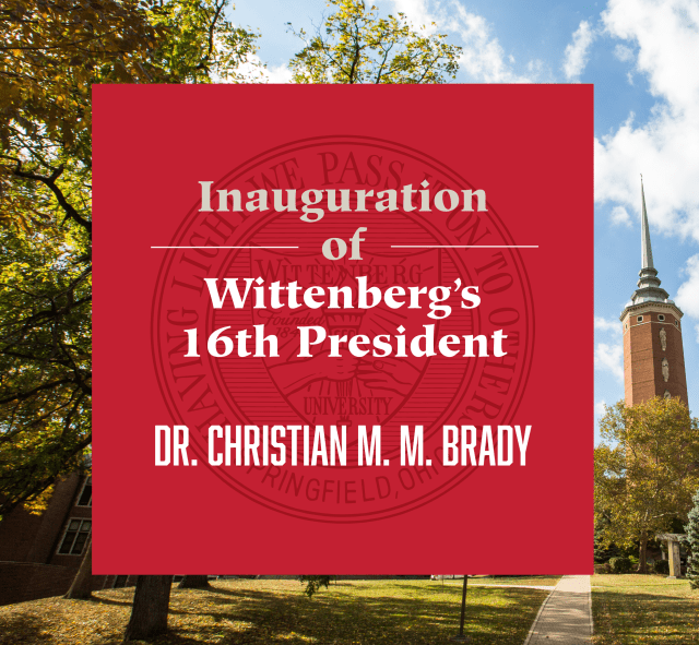 University Preps for Inauguration of its 16th President, Dr. Christian M. M. Brady