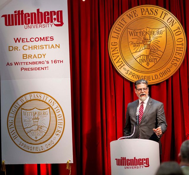 Wittenberg President Christian Brady