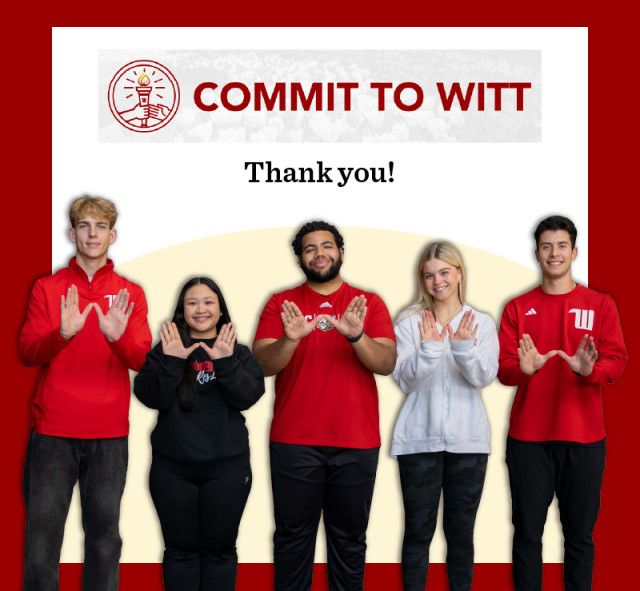 Wittenberg Students Commit to Witt Graphic