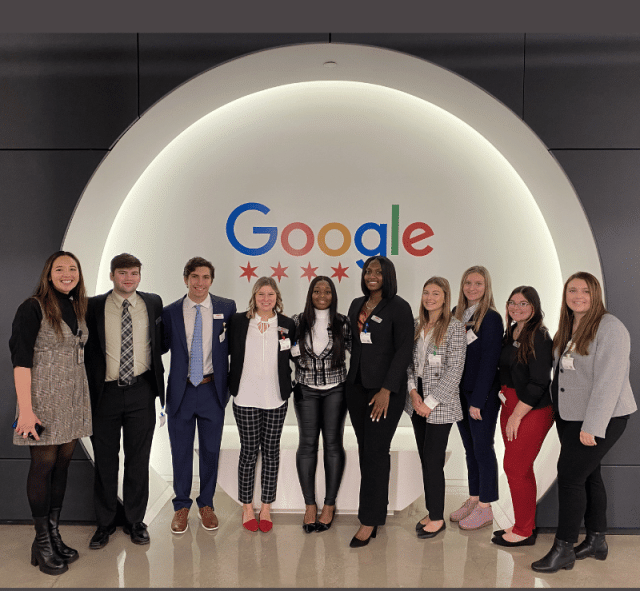 Students at Google Headquarters