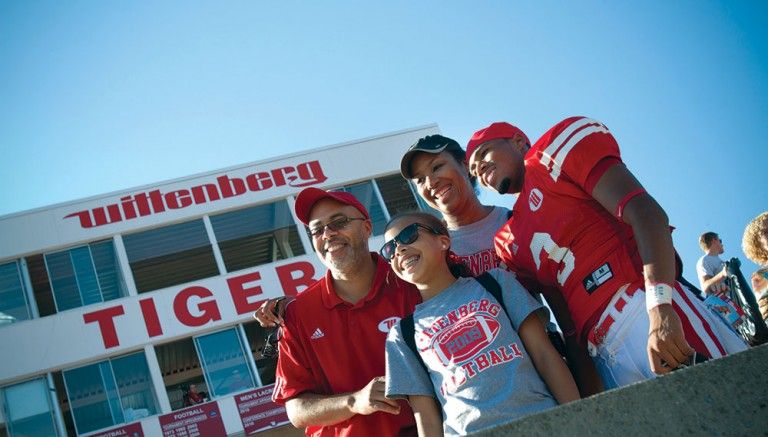 Wittenberg University Football Family Photo