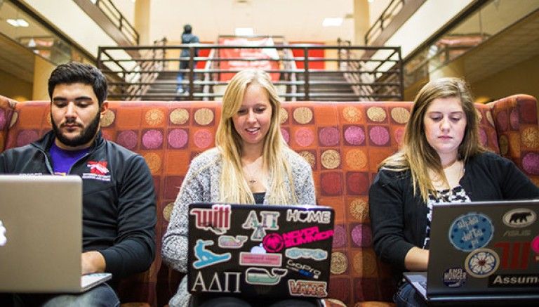 Students on Computers