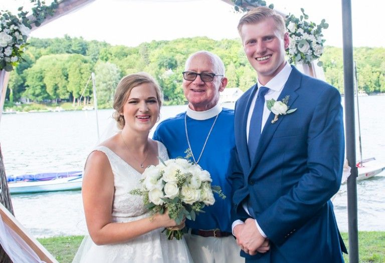 Madelyn H. “Maddy” Miller and Brian J. Kissane ’17 were married in August 2019 by Joseph Freeman ’70