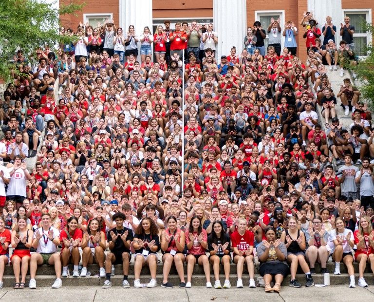 Traditional Class Pictures on Myers Hall Steps