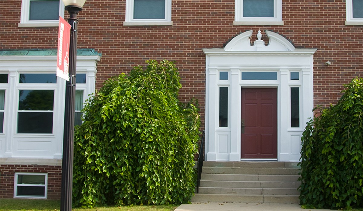 Polis House front door