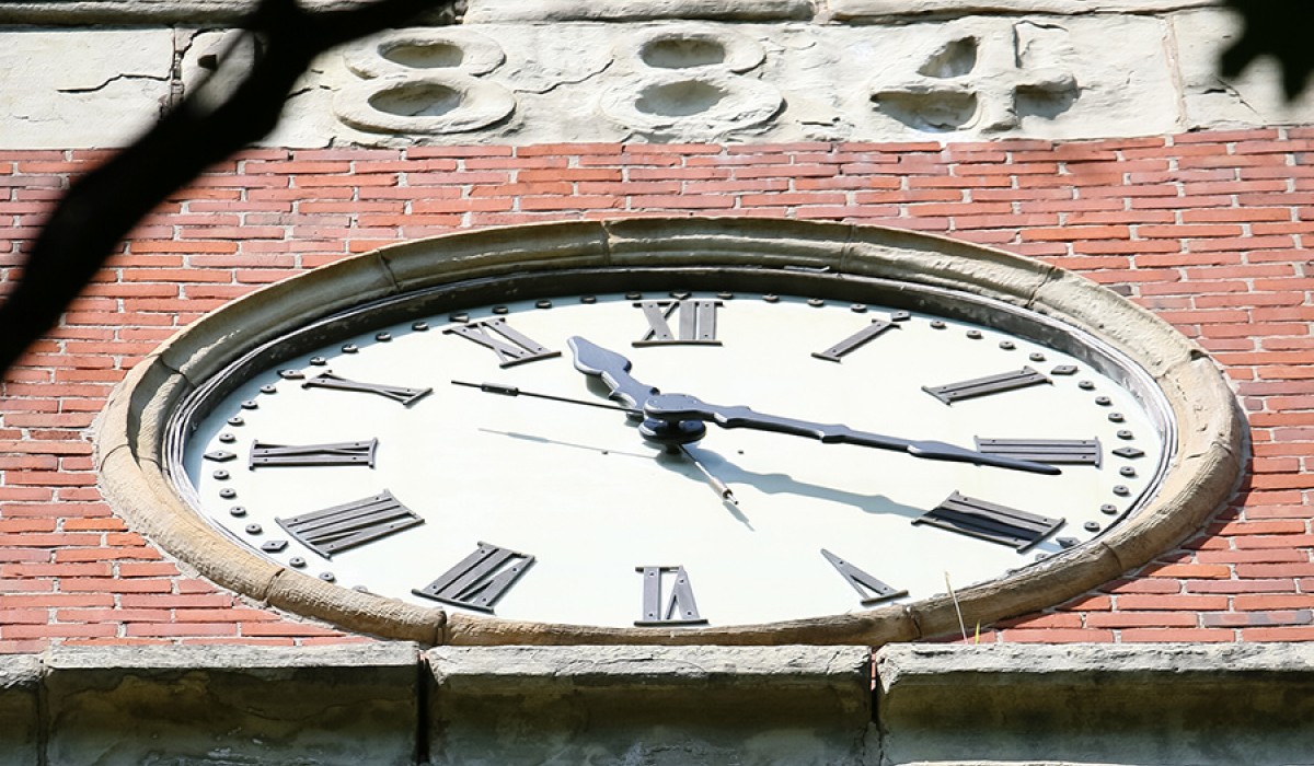 Detail in brick on Recitation Hall