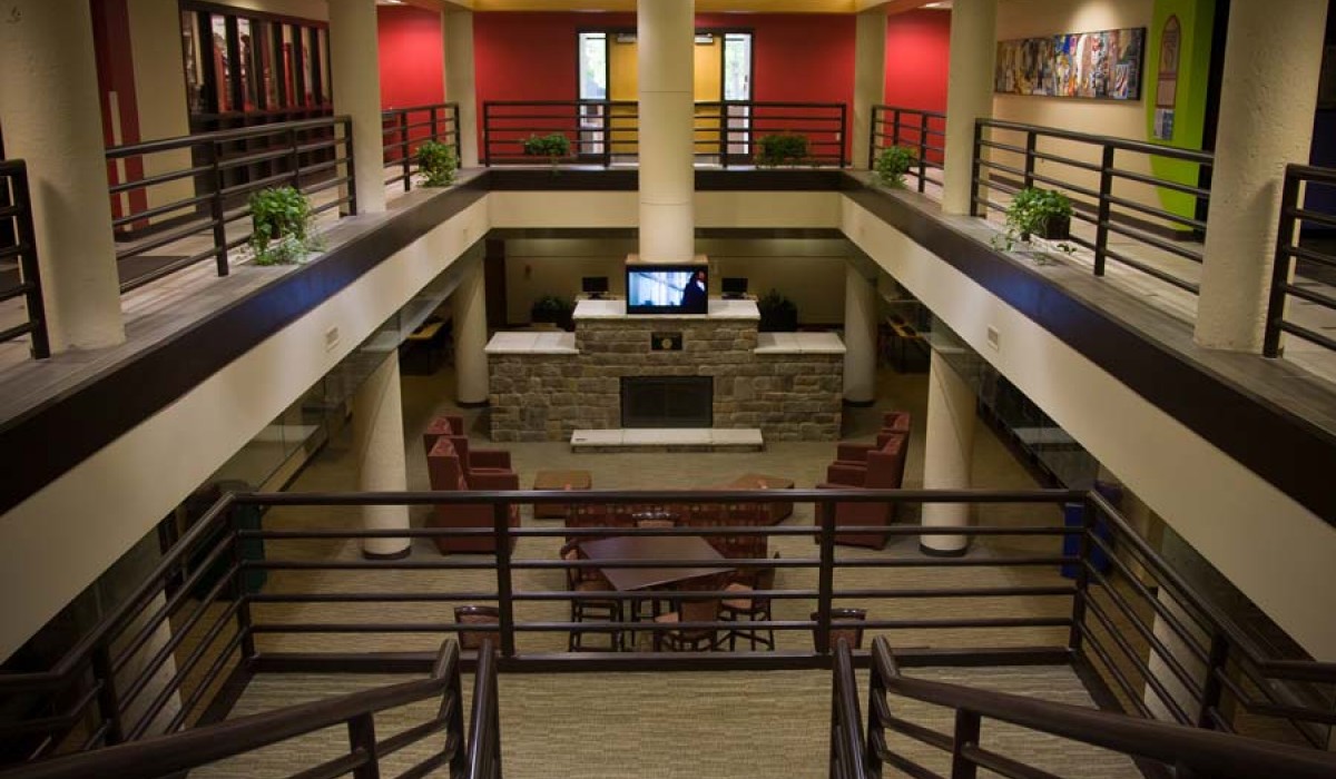 Benham-Pence Student Center Atrium