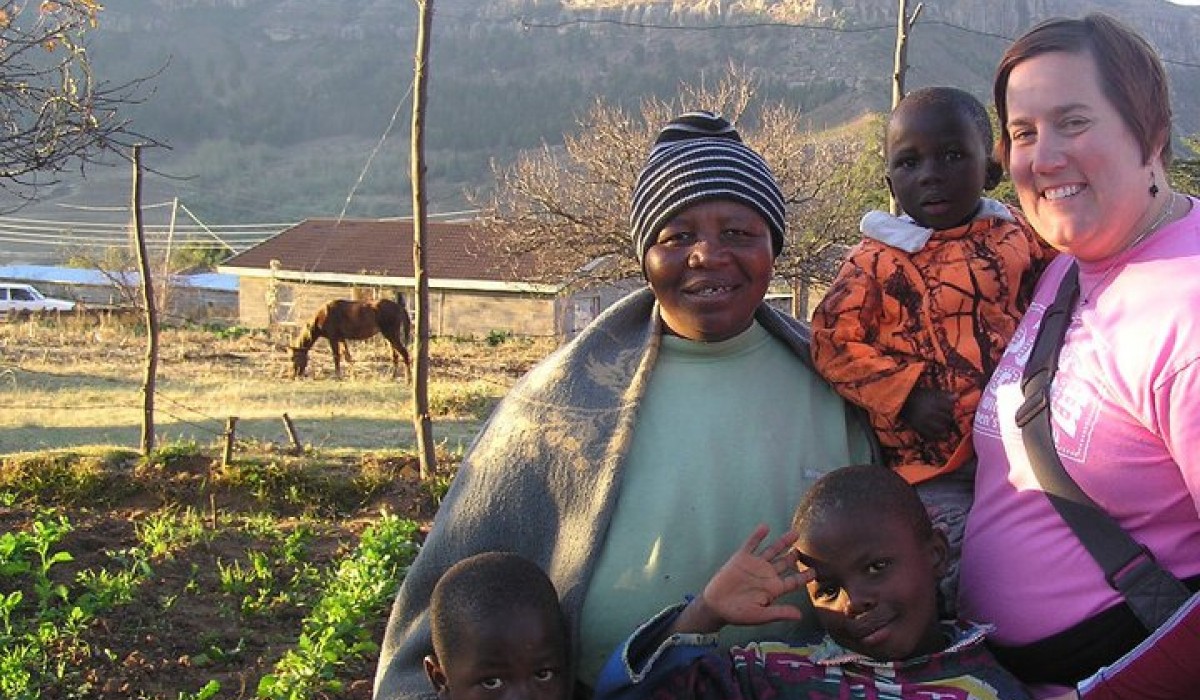 Coach J with Orphans
