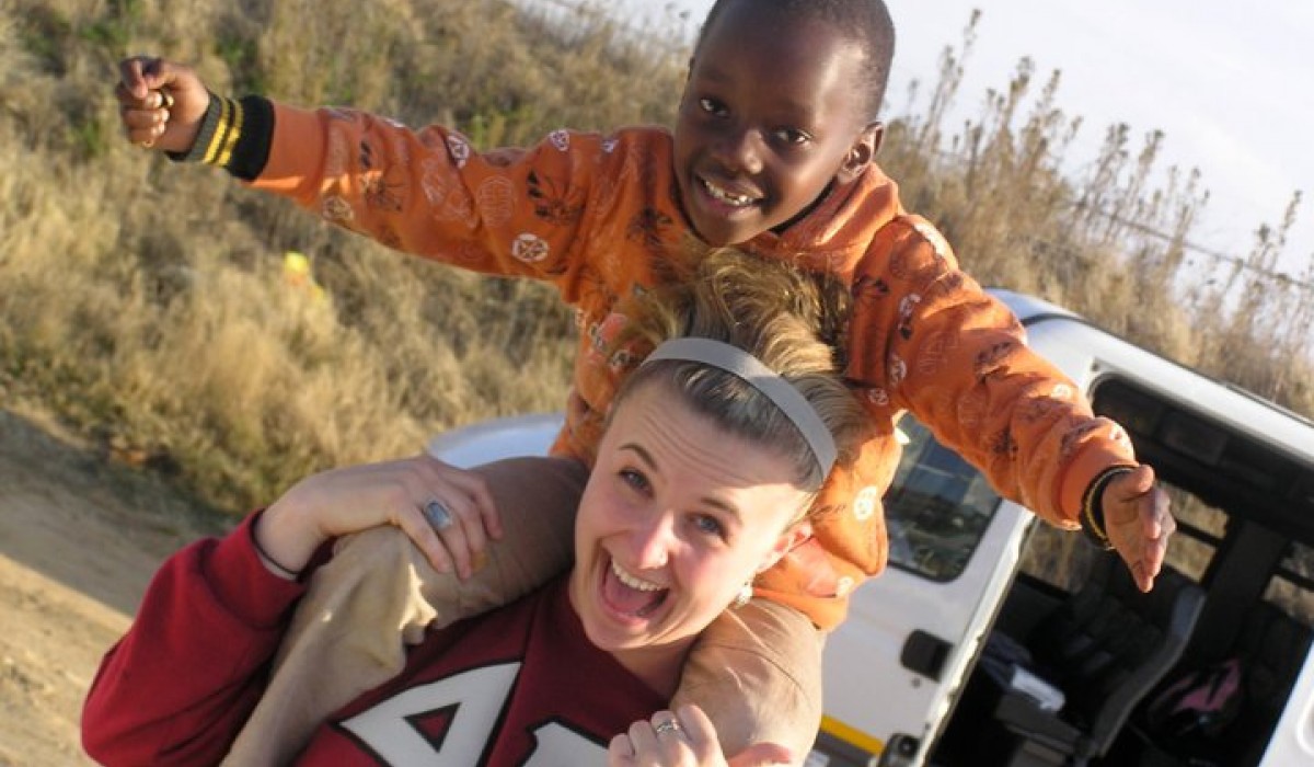 Lesotho Orphan With Wittenberg Student