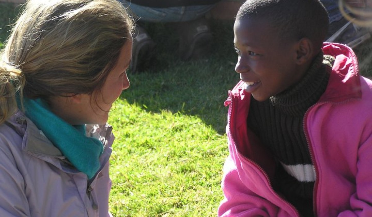 Lesotho Orphan With Wittenberg Student