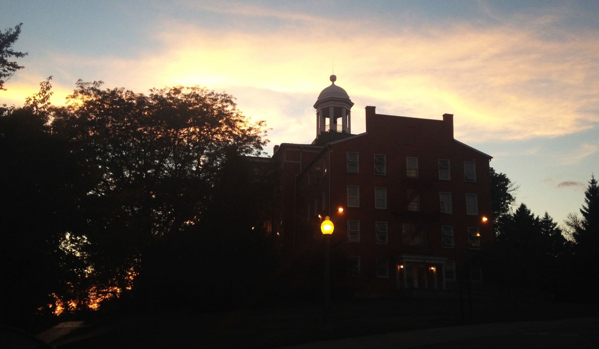 Wittenberg University Myers Hall at Sunset