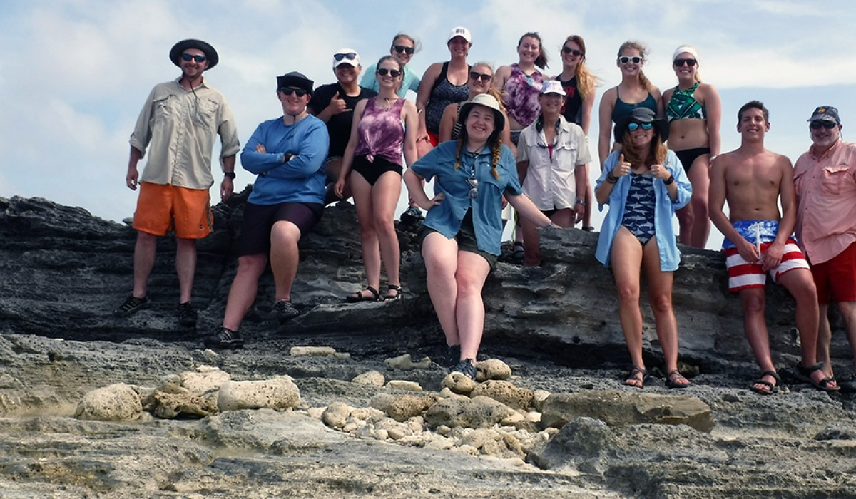 The whole squad at Blackwood Bay