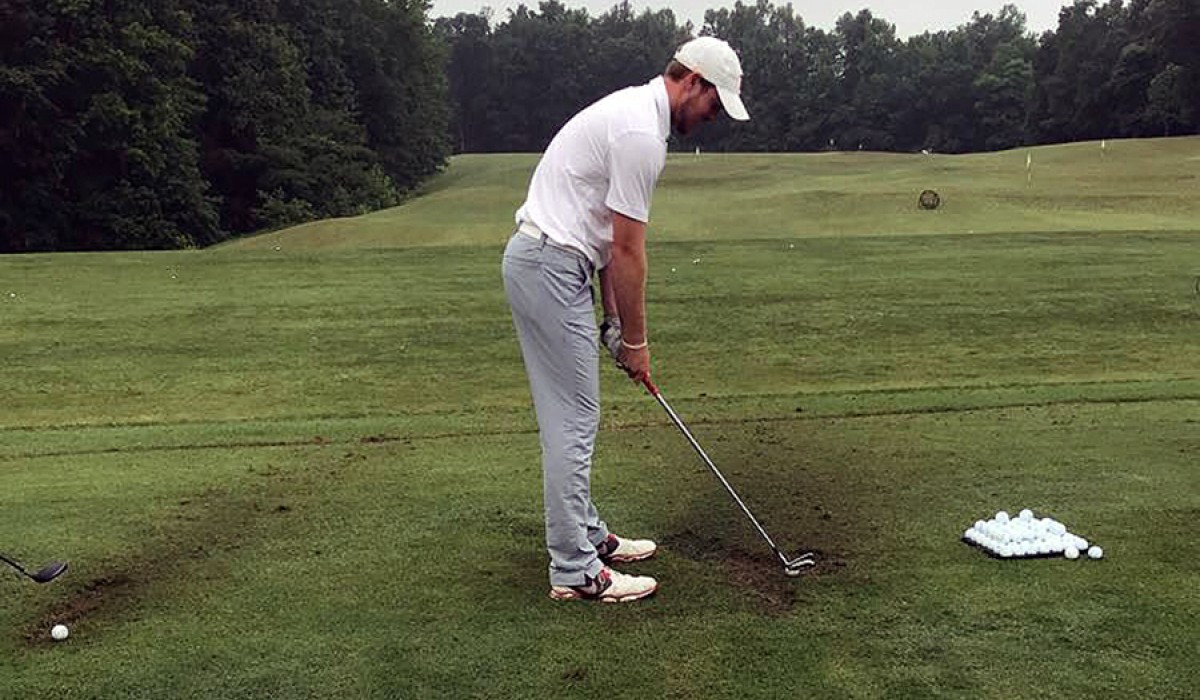 Ryan Mallette on the range