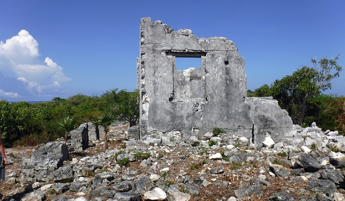 Remnants of Watling's castle