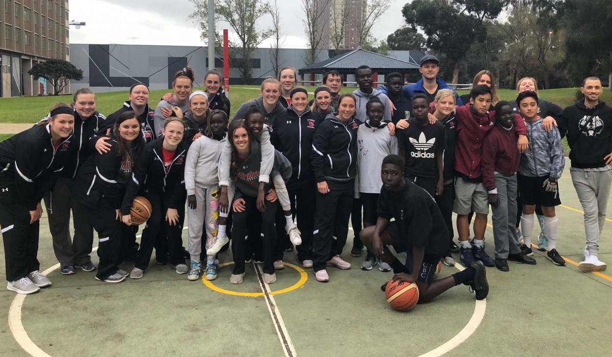 Women's Basketball Team in Australia