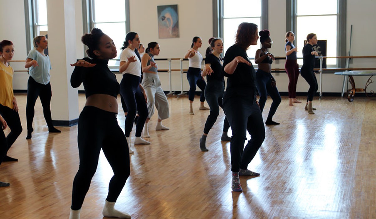 Dance classes took place across campus - in addition to Gary Geis Studios in downtown Springfield - March 1-4 during the ACDA East Central Region Conference.