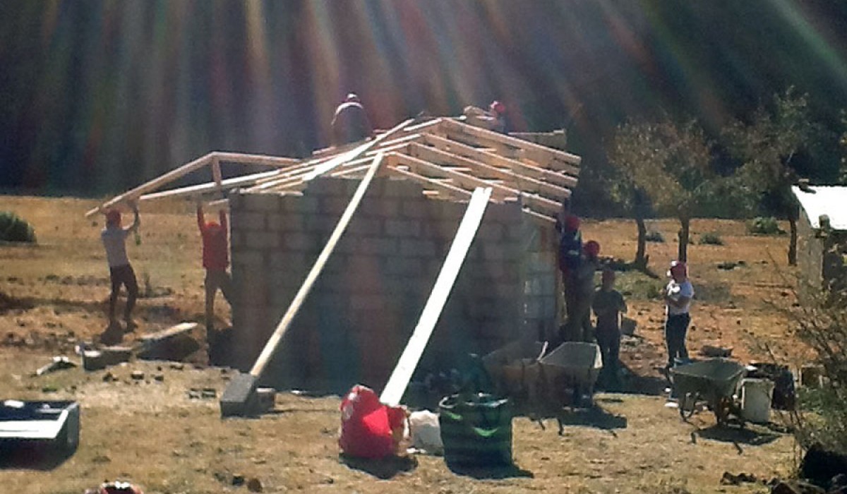 Students at Work in Lesotho