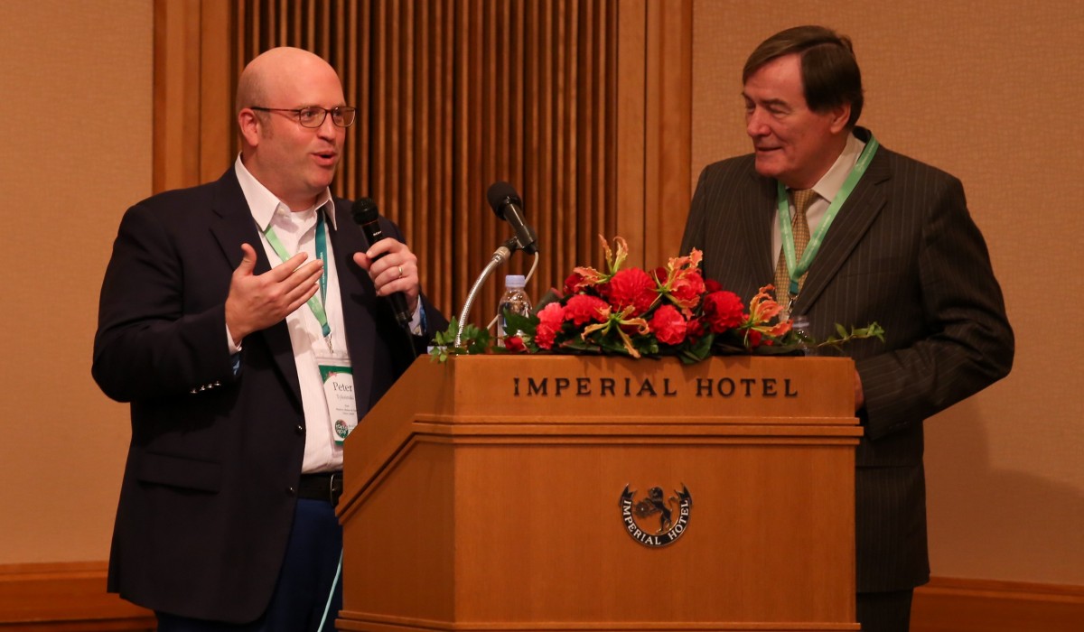 Peter Tyksinski hosting Interlaw's Annual General Meeting in Tokyo in 2016