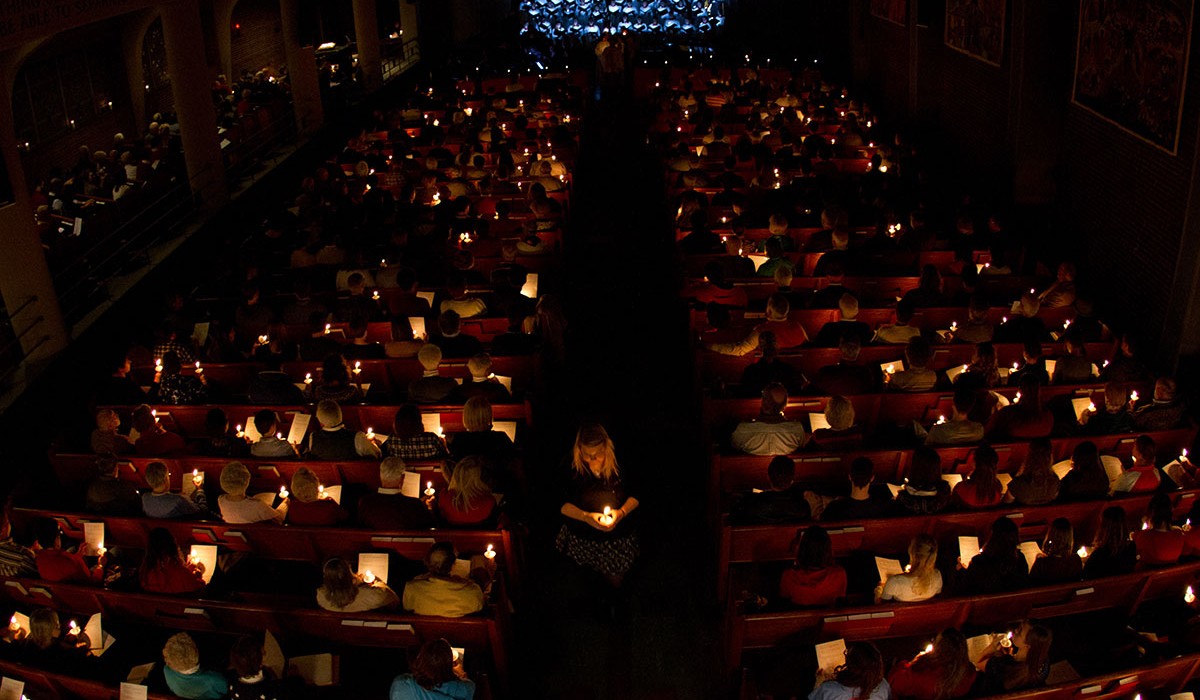 Candle Lighting During Lessons and Carols