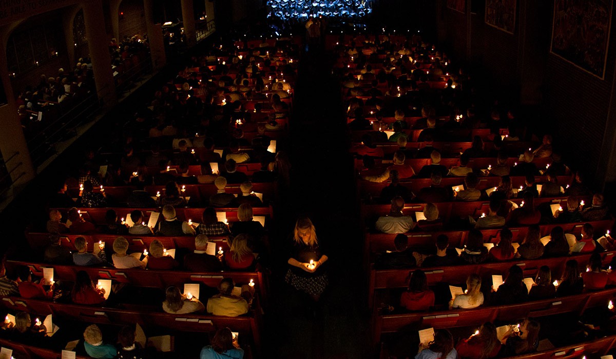 Candle Lighting During Lessons and Carols