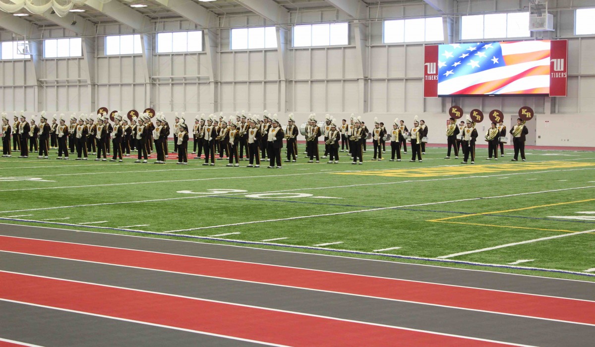 Kenton Ridge Marching Cougar Band at the Steemer