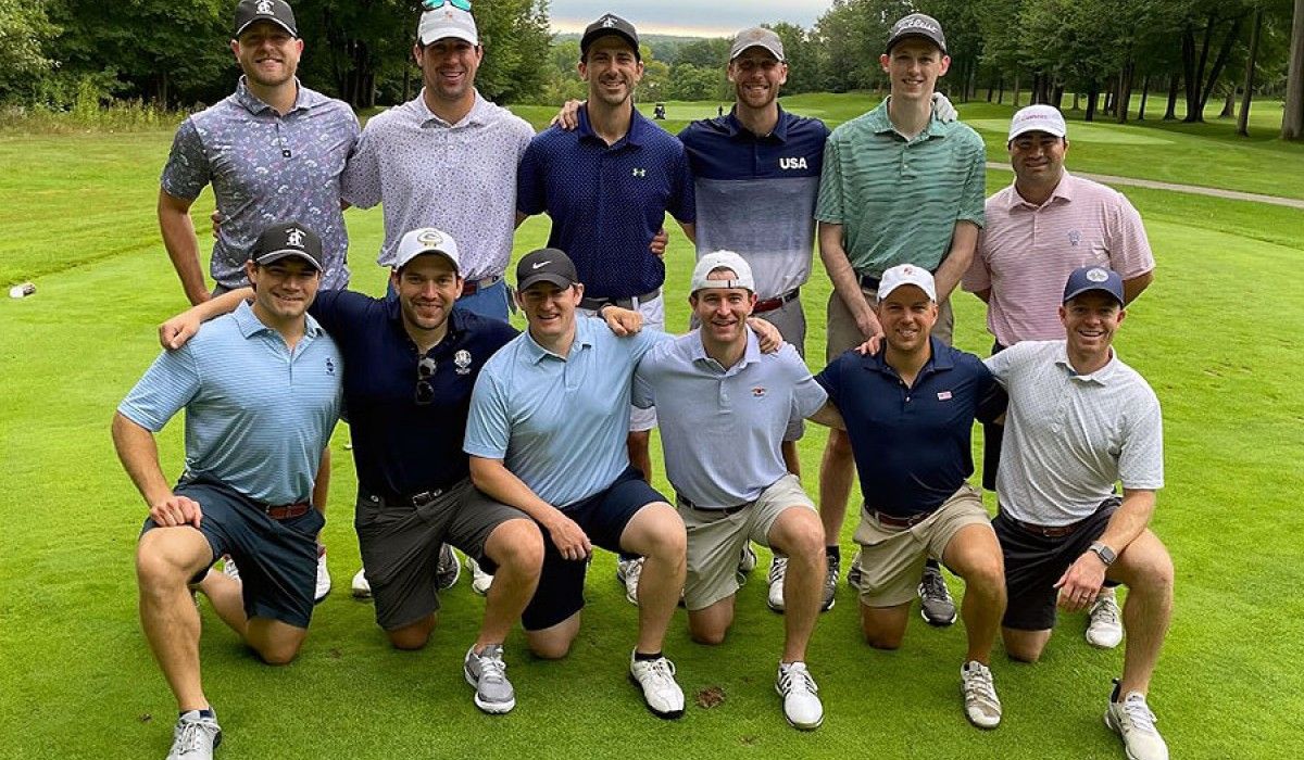 Men's Lacrosse Alumni on the Golf Course