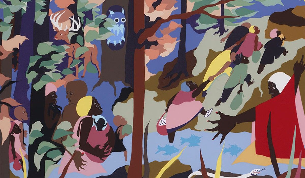 Jacob Lawrence, Forward Together, 1997. Promised Gift of Donna and Larry James.