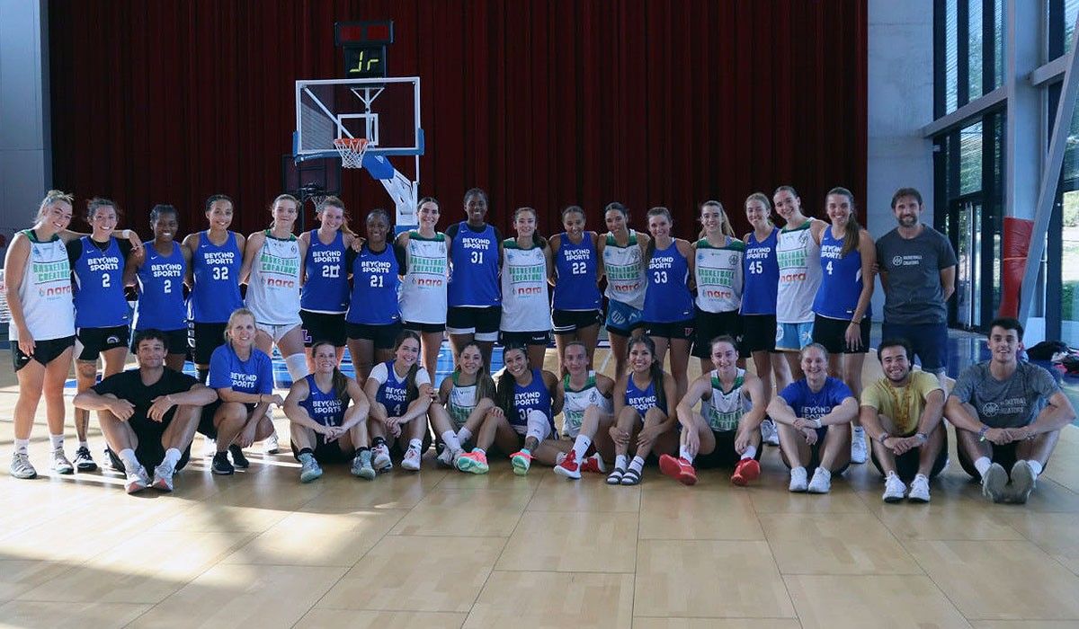 Gameday for two Women's Basketball Teams in Spain