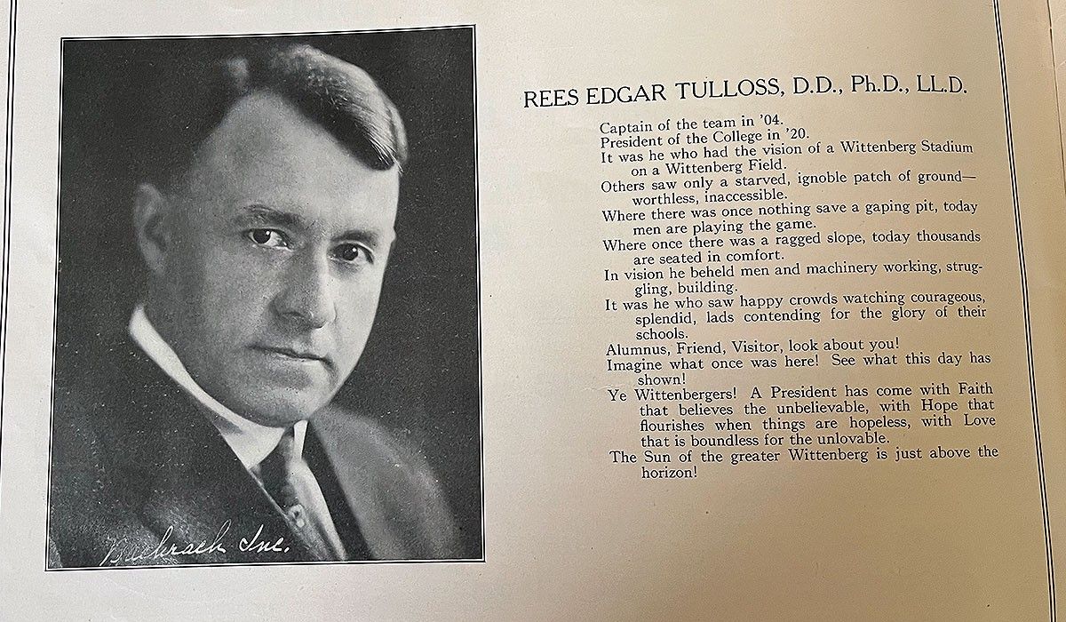 1923 Game Program Page