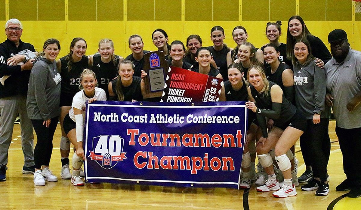 Wittenberg Women's Volleyball NCAC Tournament Champions