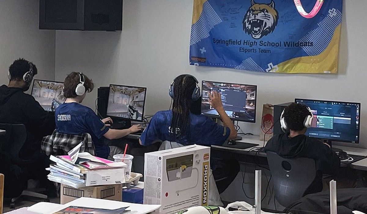 Springfield High School Esports Students