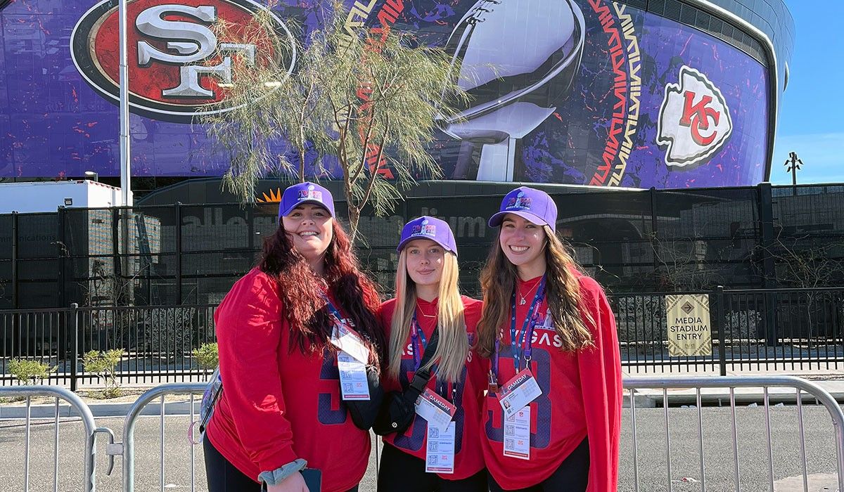 Wittenberg students at Super Bowl LVIII