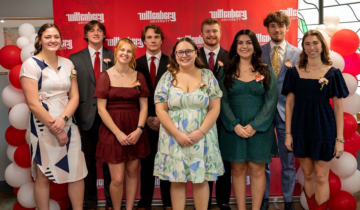 Wittenberg University Students at Honors Convocation 2024