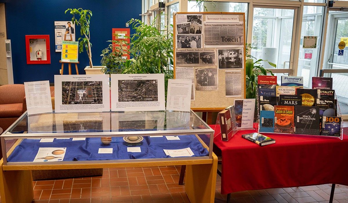 Solar System Display in Thomas Library