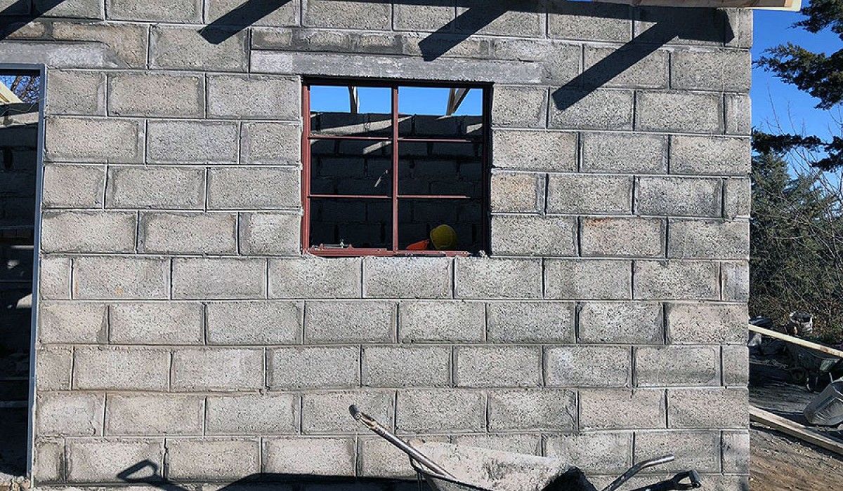 School Wall Lesotho