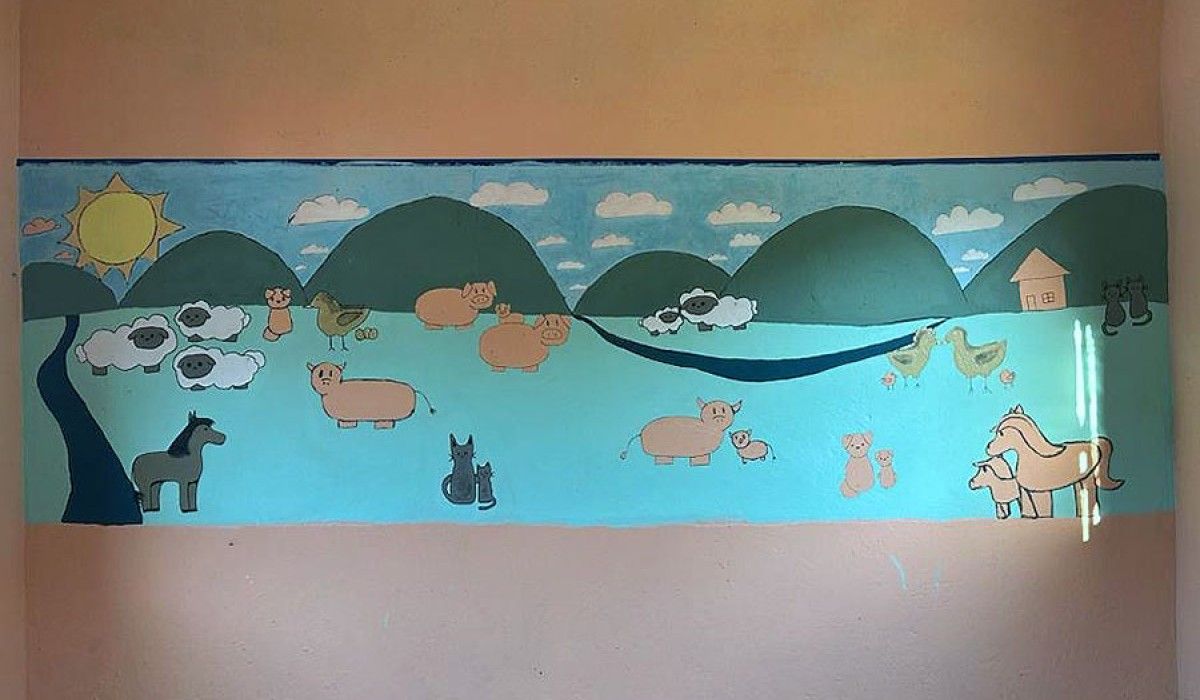 Lesotho School Wall Mural