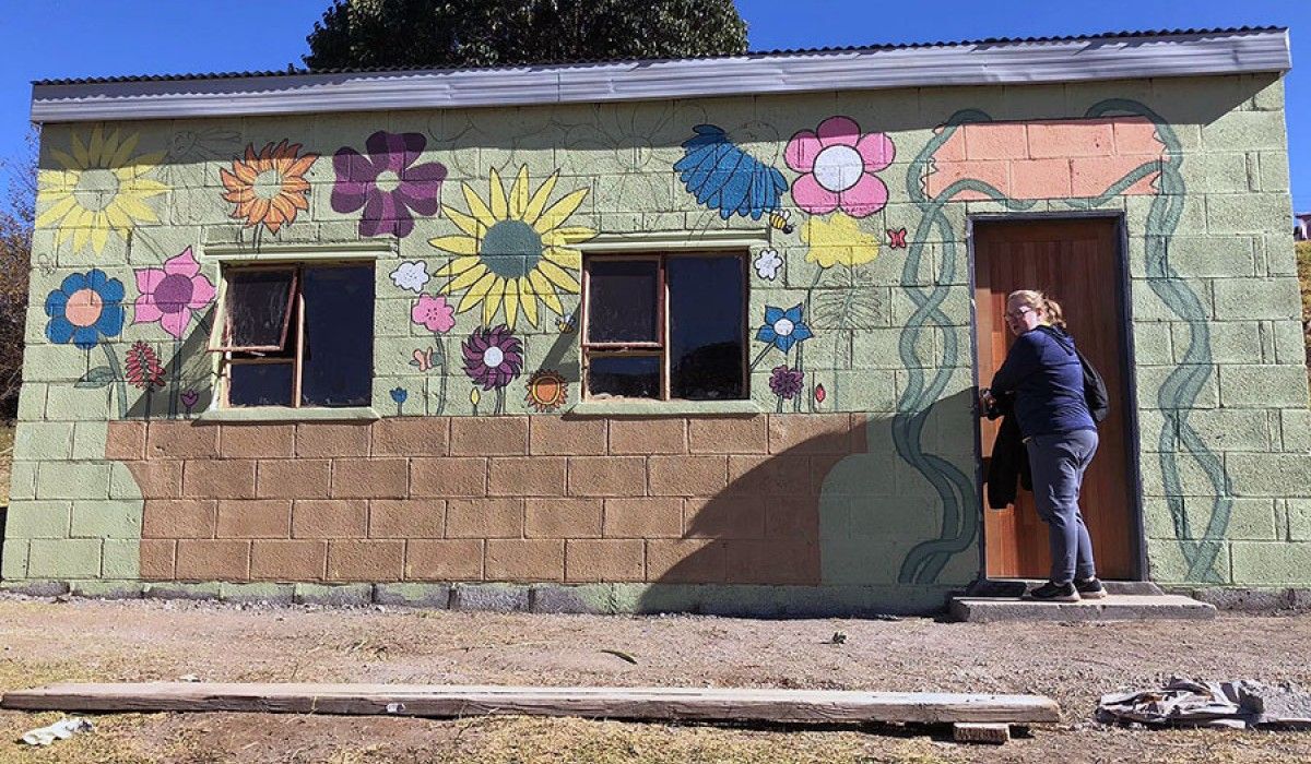 School Wall Mural