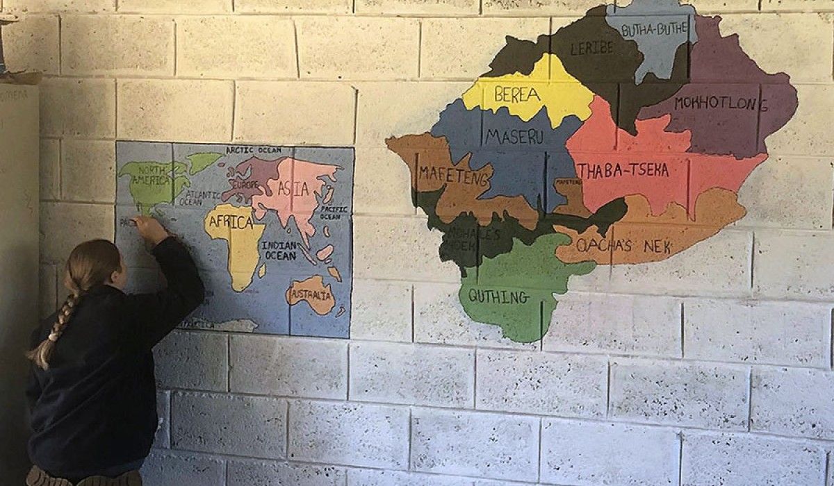 Lesotho School Mural